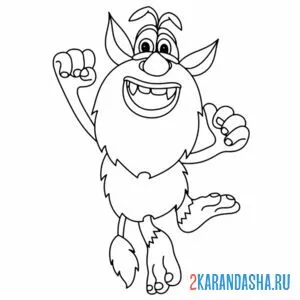 Раскраска бубу