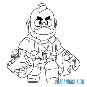 Раскраска сэм