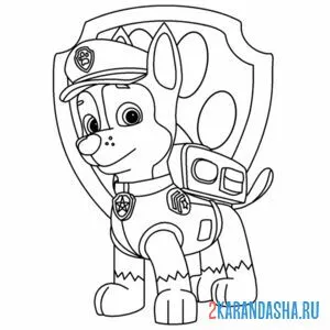 Раскраска гонщик и его жетон