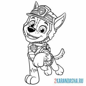 Раскраска гонщик мегащенки веселье