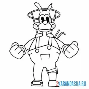 Раскраска боркис