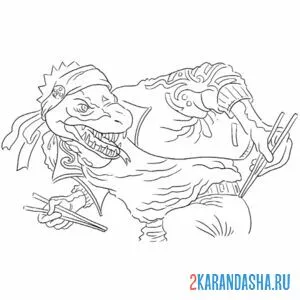 Раскраска fortnite персонаж