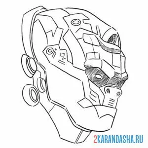 Раскраска optimus primal фортнайт