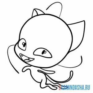 Раскраска плагг квами