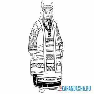 Раскраска рязанская губерния 19 век
