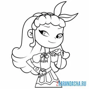 Раскраска алиса