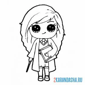 Раскраска гермиона грейнджер