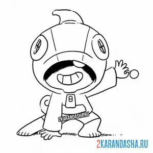Раскраска леон легендарный боец