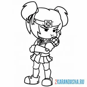 Раскраска natsuki