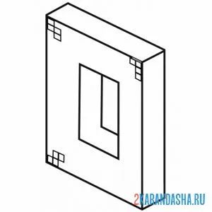 Раскраска портал в ад